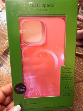 kate spade New York Pink MagSafe iPhone 14 Pro Max Case